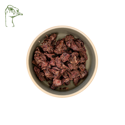 Straußenfleisch, gekocht und gewürfelt 500 g