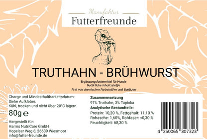 Brühwürste in verschiedenen Sorten und Größen