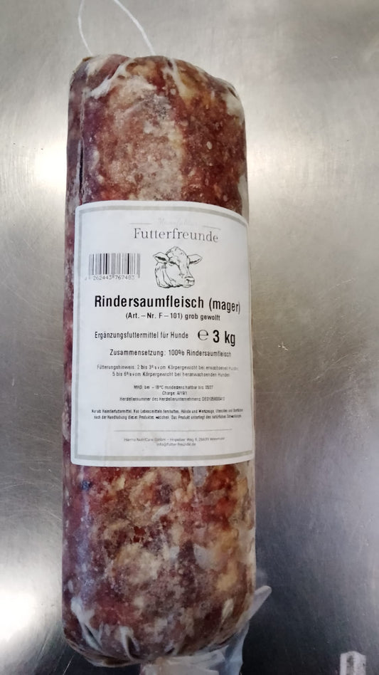 3 KG - Wurst: Rindersaumfleisch (mager)