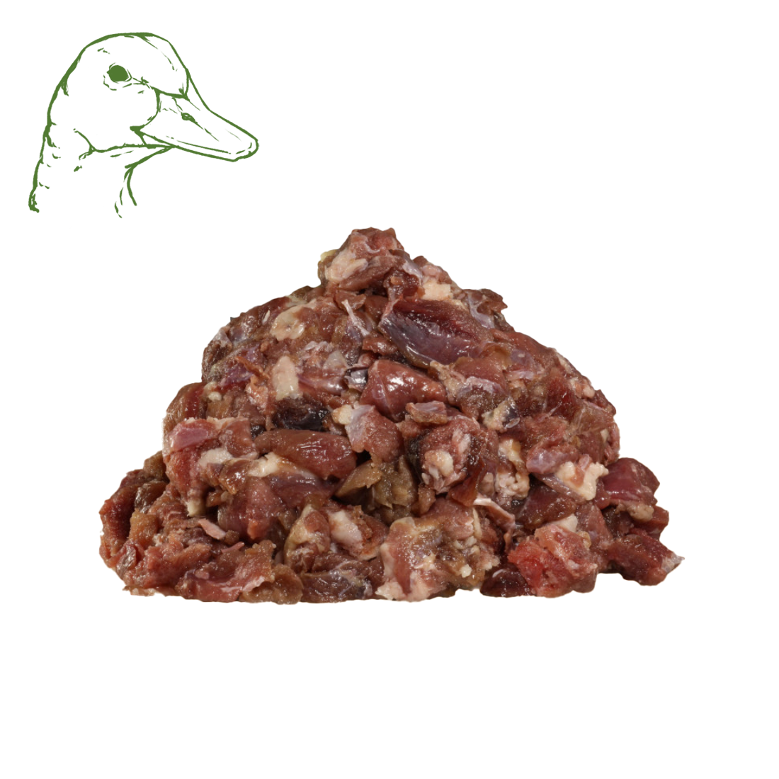 Ente mit Haut, roh (1KG)