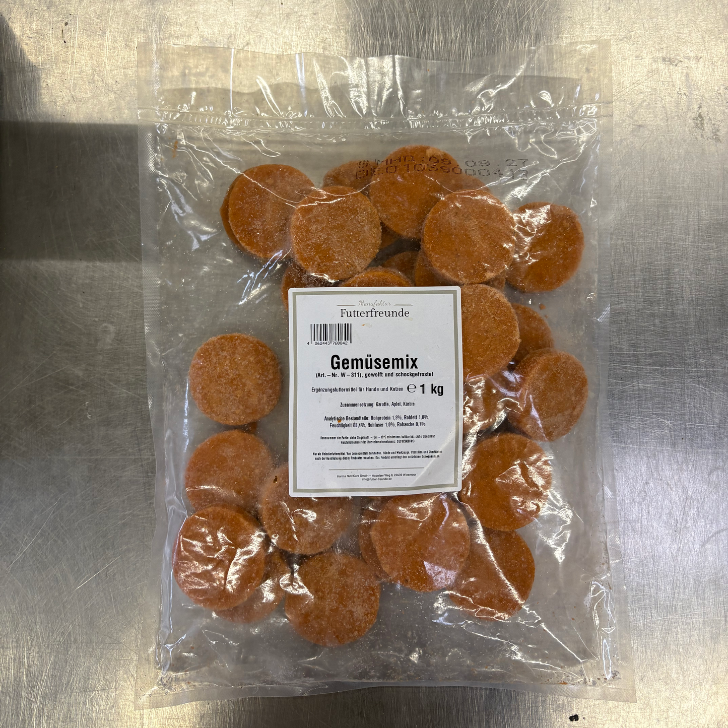Gemüsemix-Taler Würfel, roh