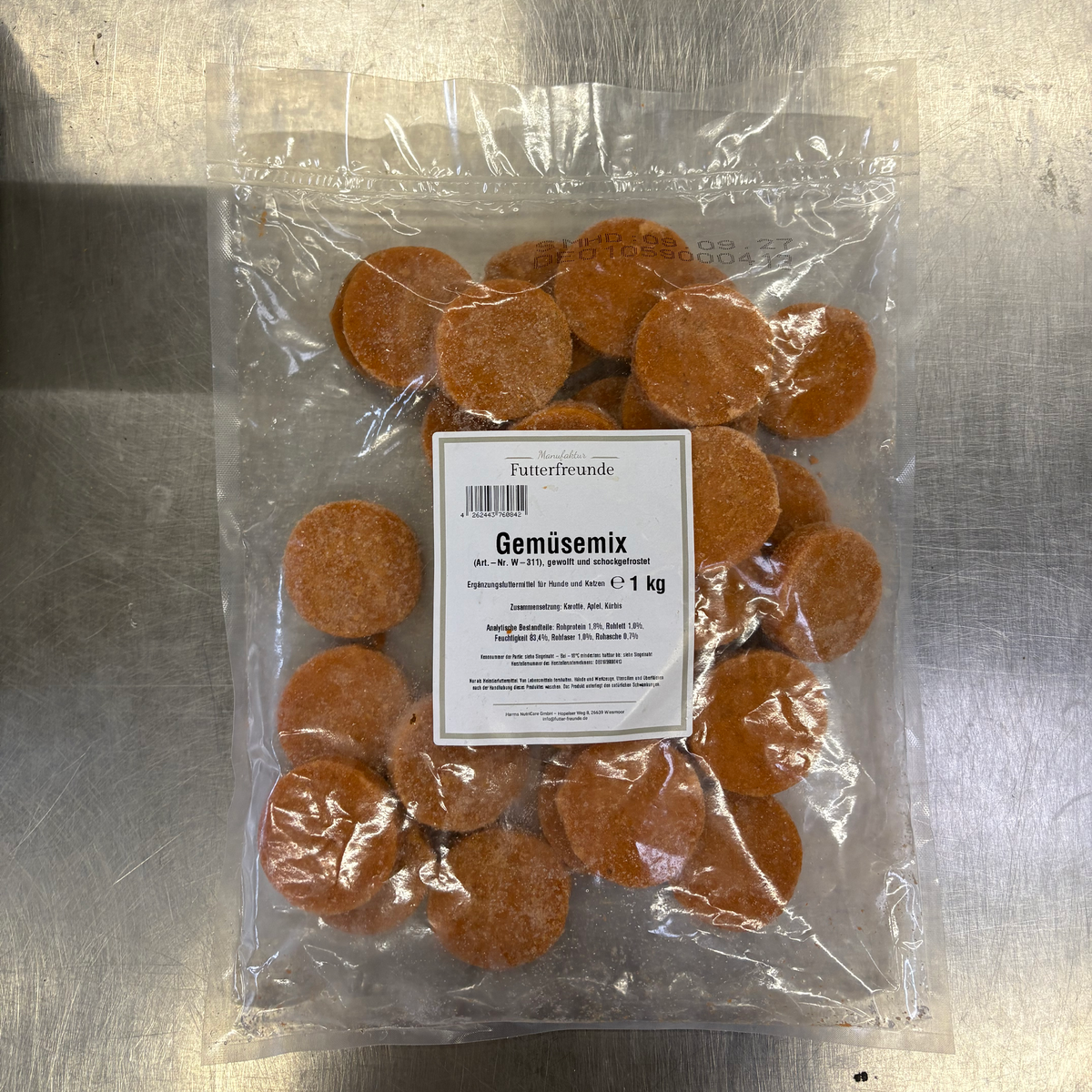 Gemüsemix-Taler Würfel, roh