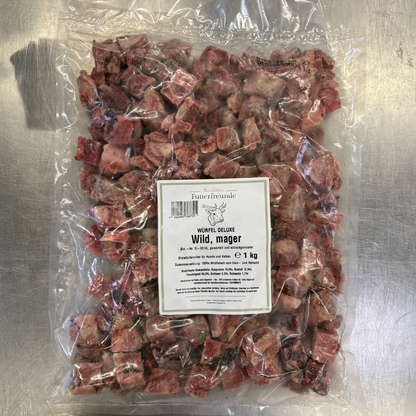 Wildfleisch mager Würfel, roh 1 kg