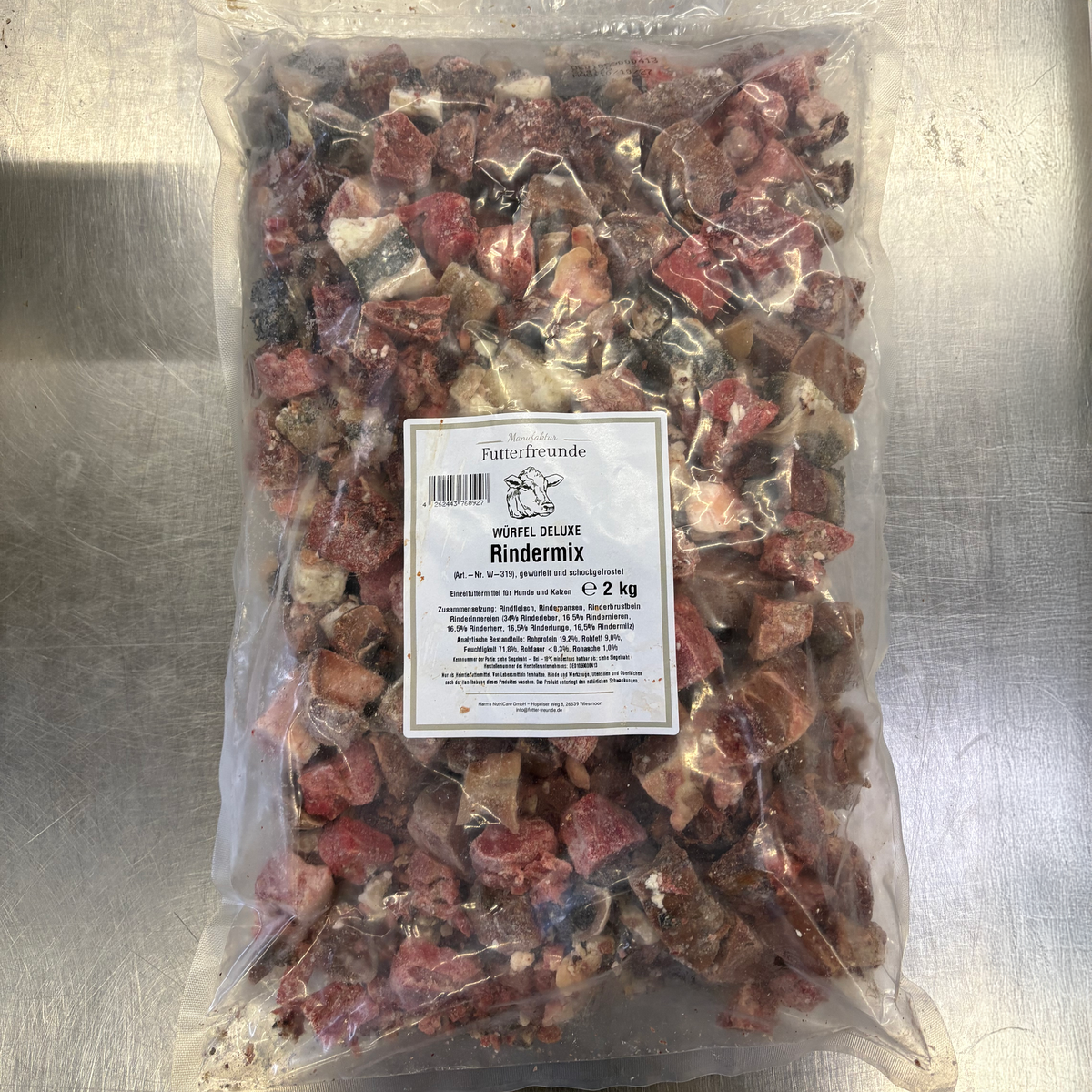 Rindermix Würfel, roh