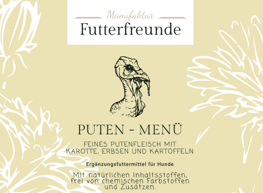 Glasmenü Pute, 400g