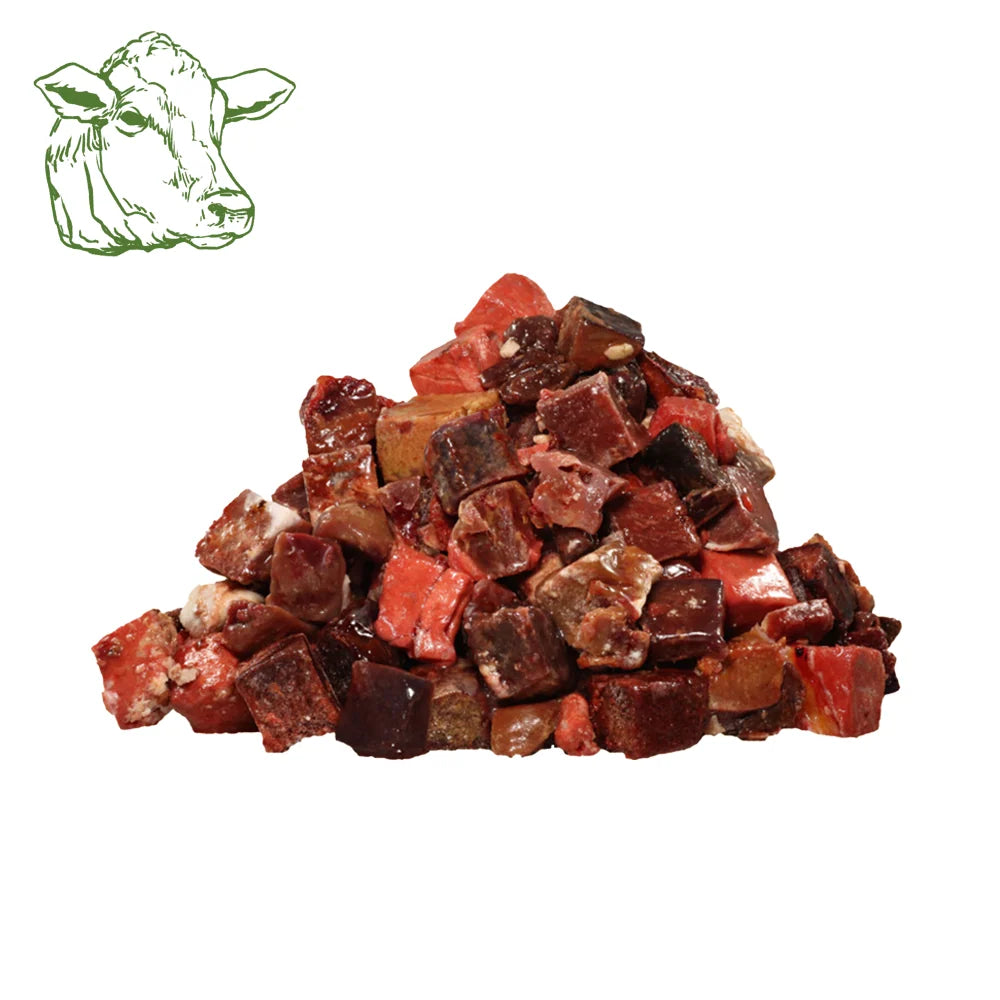 Rinderinnereienmix Würfel, roh
